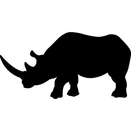 S51796# Various Sizes/Colors Car Stickers Vinyl Decal Rhino Motorcycle Decorative Accessories Creative