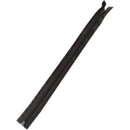 Dark Khaki Color 40 Cm Plastic Teeth Zipper FD15