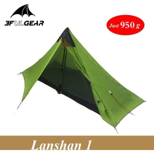 T Door Version have arrived 3F UL Lanshan 1P Regular/Plus Version 950 Grams Ultralight Camping 3 And 4 Season