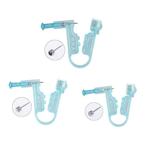 Healthy Safety Asepsis Disposable Nose Ear Studs Piercing Gun Piercer Tool Fashion Body Jewelry Piercer Tool