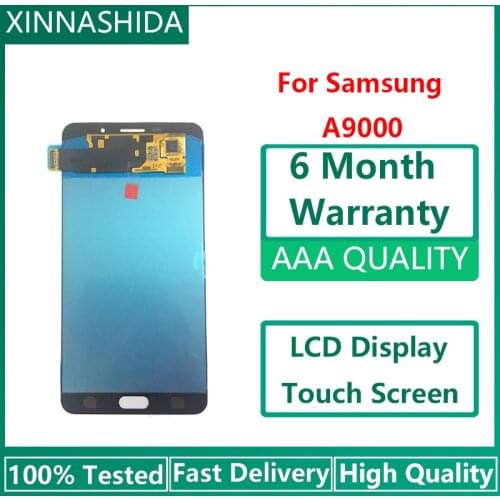 6.0" For SAMSUNG Galaxy A9 2016 A9000 LCD AMOLED Display Screen Touch Digitizer Assembly Replacement A900 A900F
