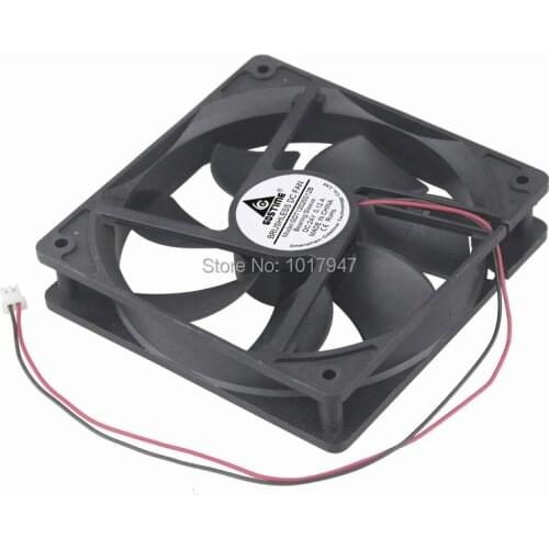 1PCS Gdstime 120mm x 25mm 24V 2Pin Sleeve Bearing Cooling Fan for Computer Case