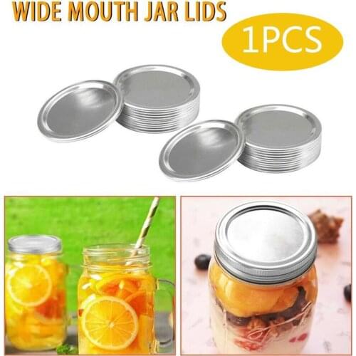 1pcs Regular Mouth Mason Jar Split-type Lids Sealing Leak Proof Secure Mason Storage Caps Tinplate Mason Jar Lid