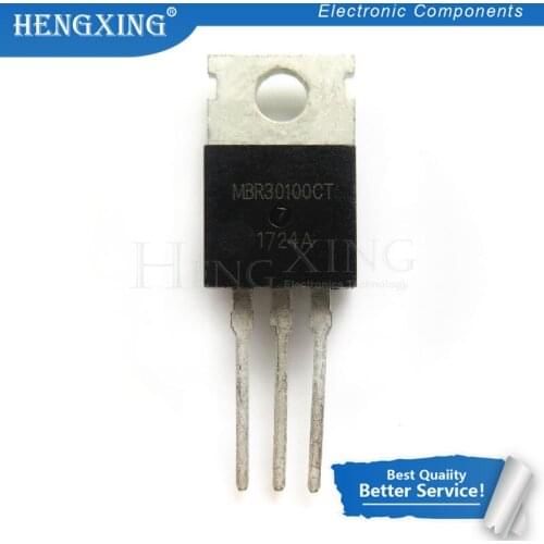 10pcs/lot MBRF30100CT MBR30100CT MBRF30100 MBR30100 B30100G TO-220 new original In Stock