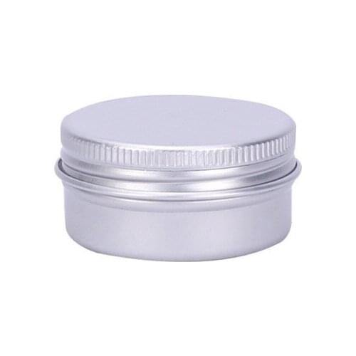 1000pcs 20g empty aluminum cream jars, cosmetic case jar, 20ml metal lip balm container storage box