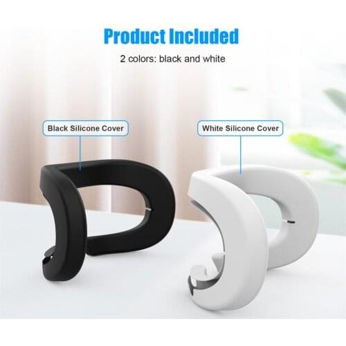 2 Pcs Water-proof VR Gaming Covers Silicone Interface Cover Pad Washable Soft Silicone Accessory For HP Reverb G2 VR Headset