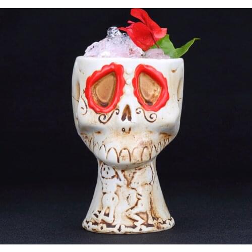 480ml Hawaii Tiki Mugs Cocktail Cup Beer Beverage Mug Wine Mug Ceramic Tiki Mugs