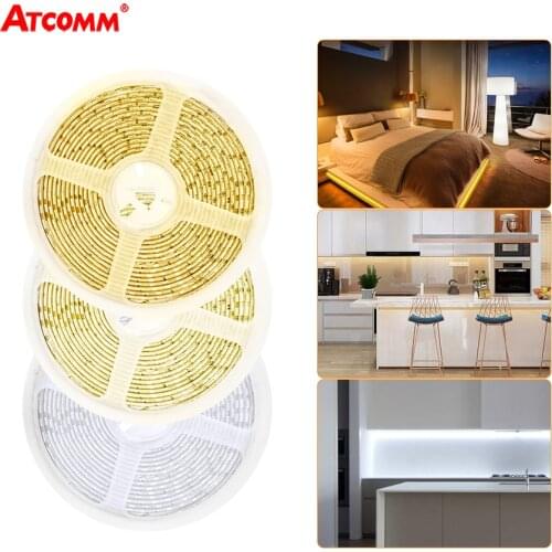 5m 600 LED Strip Light 120 LEDs 12V SMD 5054 Diode Ribbon Tape Lamp Flexible IP65 IP68 Waterproof TV Background Light for Home