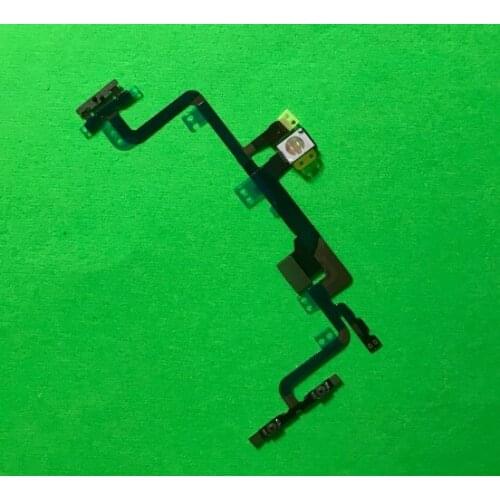 50pcs/lot Power ON/OFF Switch Control Flex Cable Volume Button Flex Replacement Parts for iphone 7 7G Plus 4.7 5.5 inch