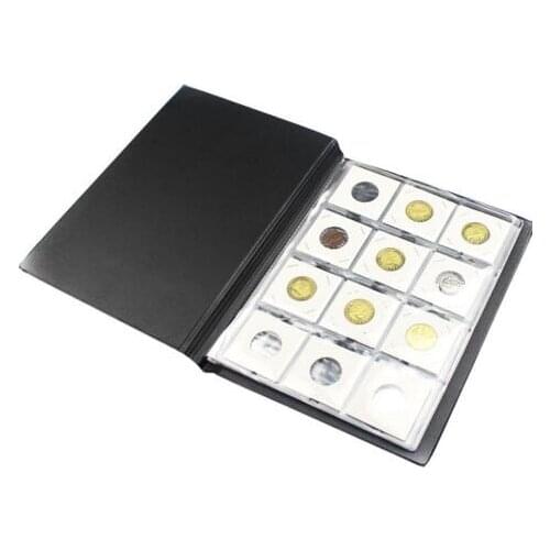 10 Pages 120 Compartments Coins Storage Book Commemorative Coins Collection Book Small Sized Coins Stock Album 4 Colors