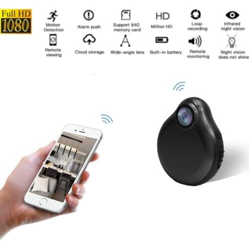 Wireless wifi Mini Camera 120 Degree IP P2P Surveillance Camcorder Night Vision Motion Detection Micra Cam suport Hidden tf card
