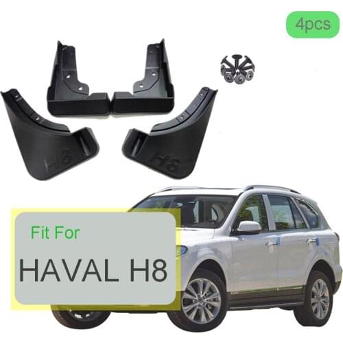 Car Mud Flaps for Great Wall Haval H8 2013-2019 Mudguard Splash Guards Dust-Proof Fender Mudflaps Vehicle Accessories Front Rear