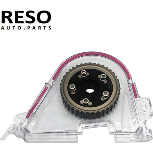 Black Cam Gear + Cam Gear Timing Belt Cover For Honda Civic D15 D16C 1996-2000