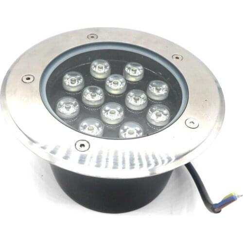 Ac85-265v/24v Ip67 12w Outdoor Led Underground Lamps Rgb Warm Cool White Floor Light Hot Sell Embedded Steps Stairs Led Light