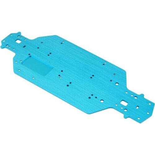 HSP 03001 (03062) 3mm Aluminium alloy Chassis Bottom board Lower plate spare parts for HSP 94103 94123 RC Car model