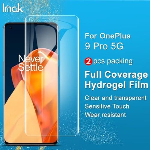 IMAK Hydrogel III 3 Film For Oneplus 9 Pro 5G Screen Protector Full Coverage Front Protective film for Oneplus 9 5G Not Glass