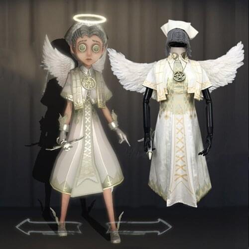Hot Game Identity V Cosplay Costume Doctor,Emily Dyer Cosplay Costume survivors Cosplay Costume New Skin Holy angel Outfit