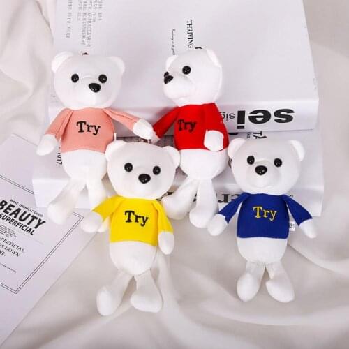 Lightweight Creative Mini Bear Plush Pendant Non-deforming Cartoon Pendant Multifunctional for Car