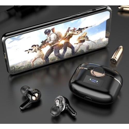 New 2021 Wireless Earbuds with 4 Mics TWS Bluetooth 5.1 Earphones True Wireless Stereo Bass Stereo Hifi USB C Charge For Phone