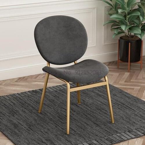 European style new beetle chair simple computer chair makeup chair office chair dining chair light luxury flannel leisure chair