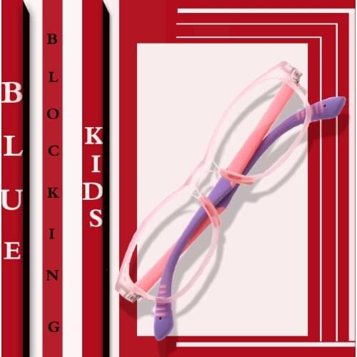 Blue Light Blocking Glasses Kids Boy Girl Square Computer Eyeglasses Clear Lens Optical Glasses Frame UV400 Oculos Garfas