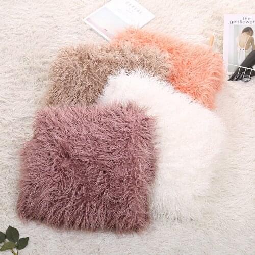 Decoration Blanket 130*160cm Super Soft Long Shaggy Fuzzy Fur Faux Fur Warm Elegant Cozy With Fluffy Sherpa Throw Window Cushion