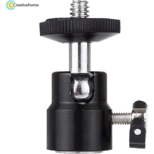 PULUZ 1/4 inch Screw Metal Tripod Ball Head Adapter with Lock
