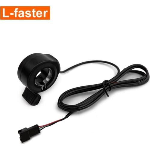 24V/36V/48V Electric Scooter Thumb Throttle Electric Bike Thumb Speed Controller Black Thumb Accelerator 130X