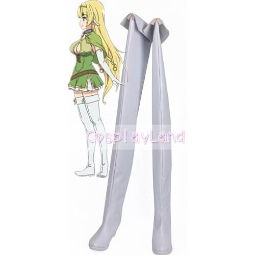 Shera L. Greenwood Cosplay Boots Shoes Isekai Maou to Shoukan Shoujo no Dorei Majutsu Long Boots Halloween Party Accessories