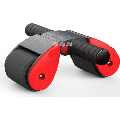 Folding Ab Roller Coaster Home Gym Abdominal Muscle Training Device Wheel Double Wheel Power Roller Indoor Fitness Equipment