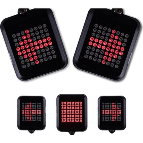 LED Wireless Bicycle Rechargeable Turn Light for M365 and Pro Scooter/Rear Direction Indicator USB Charging Safety Warning Light