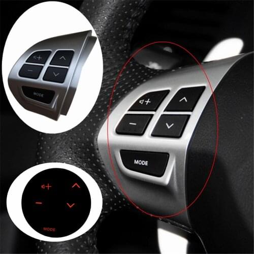 High-quality Left Steering Wheel Switch Audio Radio Control Button For Mitsubishi Laner Outlander ASX 2007 2008 2009 2010-2014