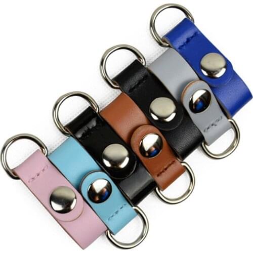 Clip Closures Attachment For Obag Shoulder Straps Flat Handles Colorful Attachment Clips PU Leather Metal Hook Clip Bag Buckle