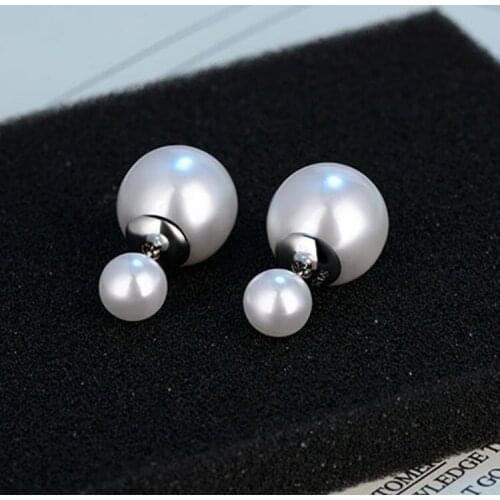 Pearl Jewelry Fashion Romantic Long Drop Earrings for Women 925 Silver Engagement Wedding Simple Jewelry Luxury with Box Gifts