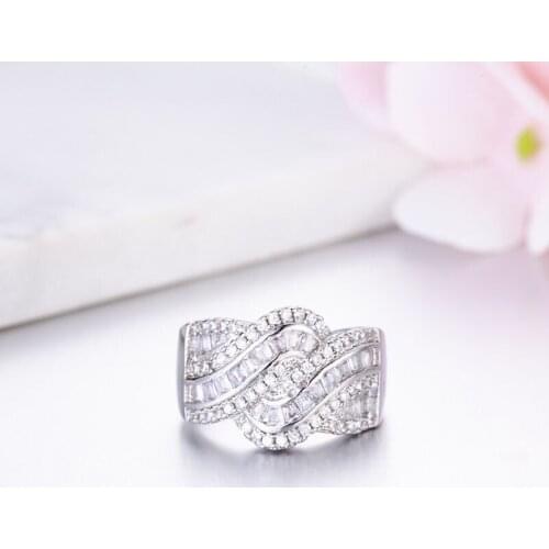 MENGYI Fashion Luxury Sparkling Zircon Ring 9 2 5 Wedding Jewelry For Women Valentines Day Gifts