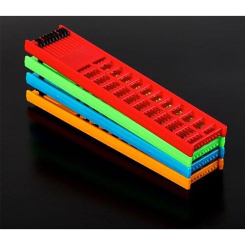 1PC Fishing Rig Board Plastic Double Side Spring Hooks Storage Catch Holder