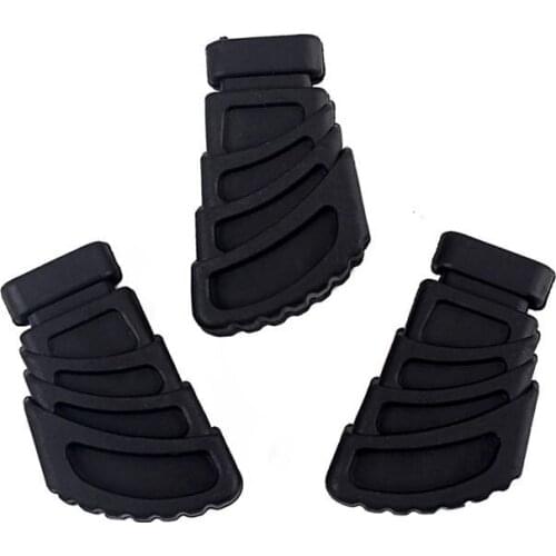 3pcs Drum Rubber Feet Instrument Replacement for Single Braced Drum Hardware Cymbal Stands