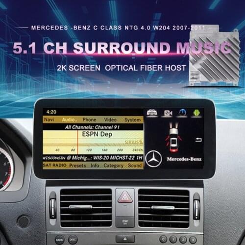 Car DVD for MERCEDES -BENZ C Class NTG 4.0 W204 2007-2011 Car Radio Multimedia Video Player Navigation GPS Android 10.0