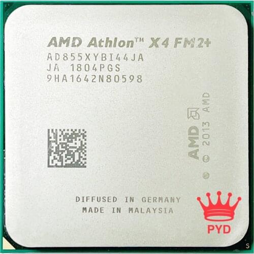 AMD Athlon X4 855 3.5 GHz 65W Quad-Core CPU Processor AD855XYBI44JA Socket FM2