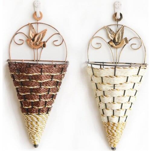 Flower Po tWall planting Net Straw Macrame Plant Hanger Flower Pot Garden Holder Legs Hanging Rope Basket Balcony Decor