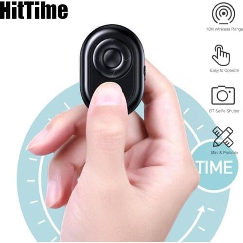 HitTime Bluetooth Wireless Selfie Remote Control Multimedia Camera Shutter Recording Video Release for iphone Android Smartphone
