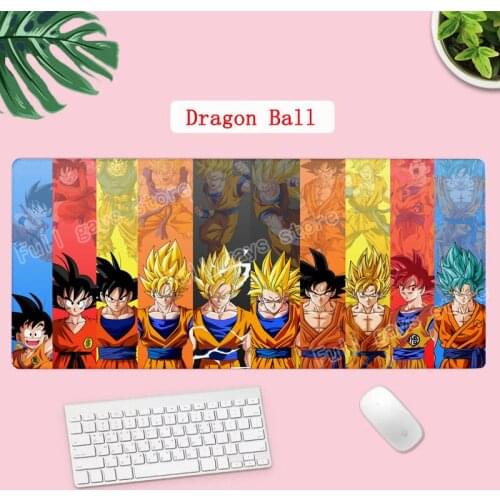 Dragon Ball Game Keyboard Pad Cartoons Figur Anime Computer Mouse Pad 400x800x2mm Teen Big Gaming Laptop Computer Accessories
