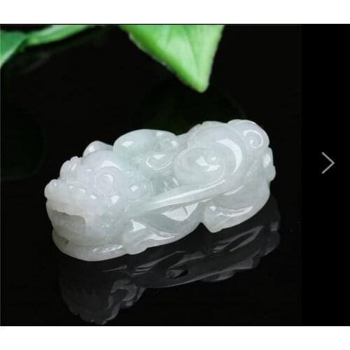 Fine Jewelry Carvings Symbolize Prosperity And Blessing Of The Emerald Jade Pendant Women Men Necklace