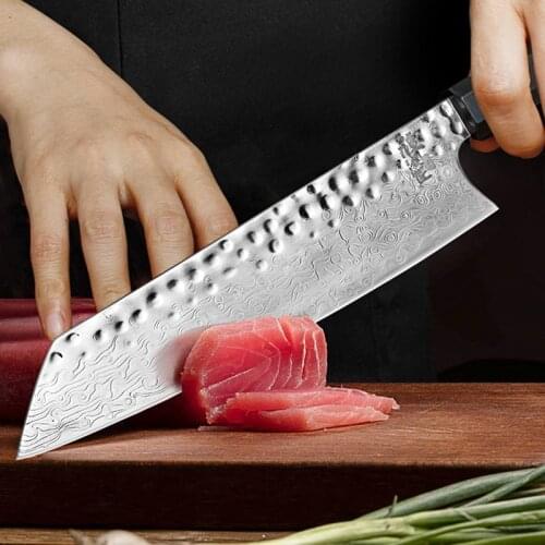 Forged Damascus Steel Western Chef Knife Cooking Knife Kitchen Knife Professional Chef Knife Sharp Fish Sashimi Knife
