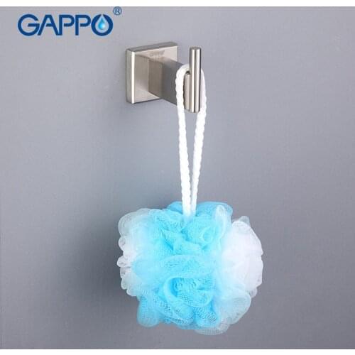 GAPPO Robe Hooks 1 clothes hook stainless steel Bathroom accessories Wall mount restroom Tower Hooks