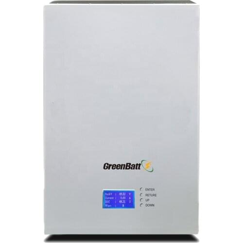 Free maintenance deep cycle rechargeable 48V 200ah lithium ion lifepo4 battery Tesla Powerwall Wall-mounted battery for Solar