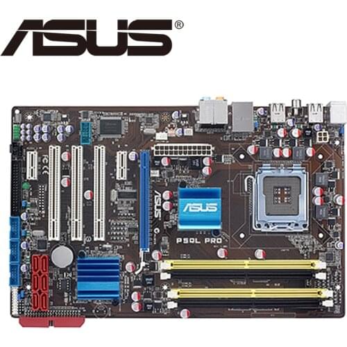 Asus P5QL PRO Desktop Motherboard P43 Socket LGA 775 Q8200 Q8300 DDR2 16G ATX UEFI BIOS Original Used Mainboard On Sale