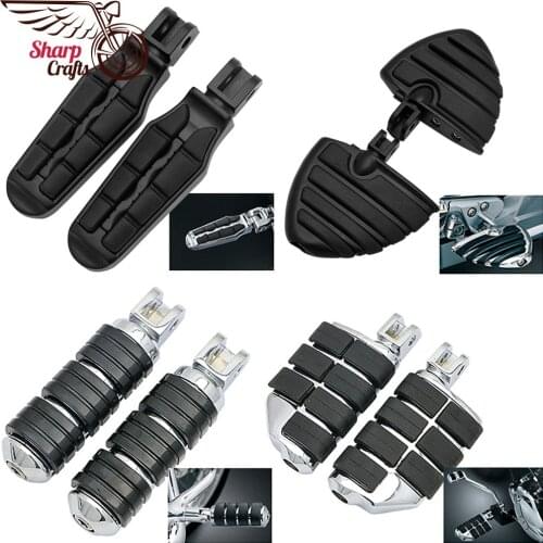 Motorcycle Parts Front Rider Driver Foot Pegs FootRests For Honda Can-Am Spyder RS Goldwing GL1800 F6B ST1300 Valkyrie Models