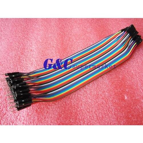 One 40 * 20 cm 2.54 mm male-to-female DuPont public cable safety guarantees reliable quality DuPont cable diy electronics