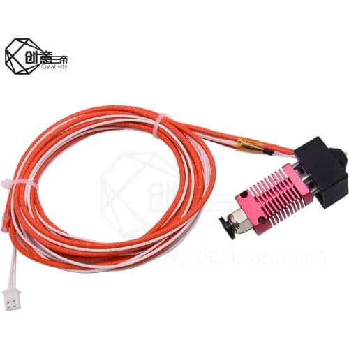 Creativity Original MK8 Nozzle Kit is used in I3 CY300 3D Printer 0.4mm Nozzle Heating Block Silicone Sleeve Extrusion Nozzle